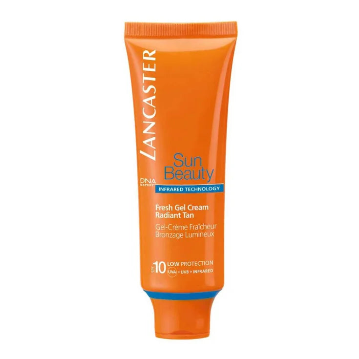 LANCASTER Sun Beauty Infrared Technology Fresh Gel Cream Radiant Tan spf10 50ml