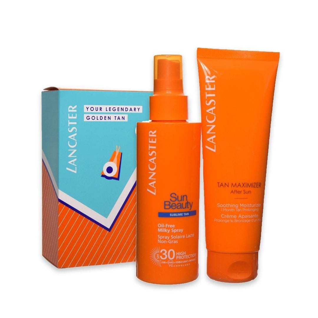 Lancaster Cofanetto Oil Free Milky Spray spf30 + After Sun Tan Maximer