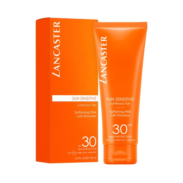 LANCASTER SUN SENSITIVE LUMINOUS TAN SOFTENING MILK SPF30 125