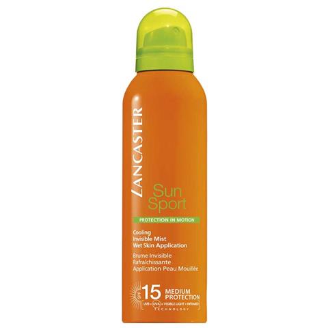 LANCASTER Sun Sport Cooling Invisible Mist Wet Skin Application Spf15 200ml TESTER