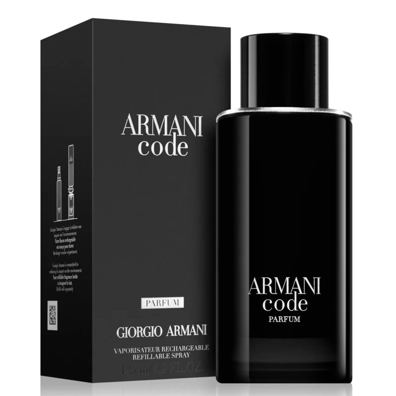 GIORGIO ARMANI CODE POUR HOMME RICARICABILE PARFUM 125ml TESTER