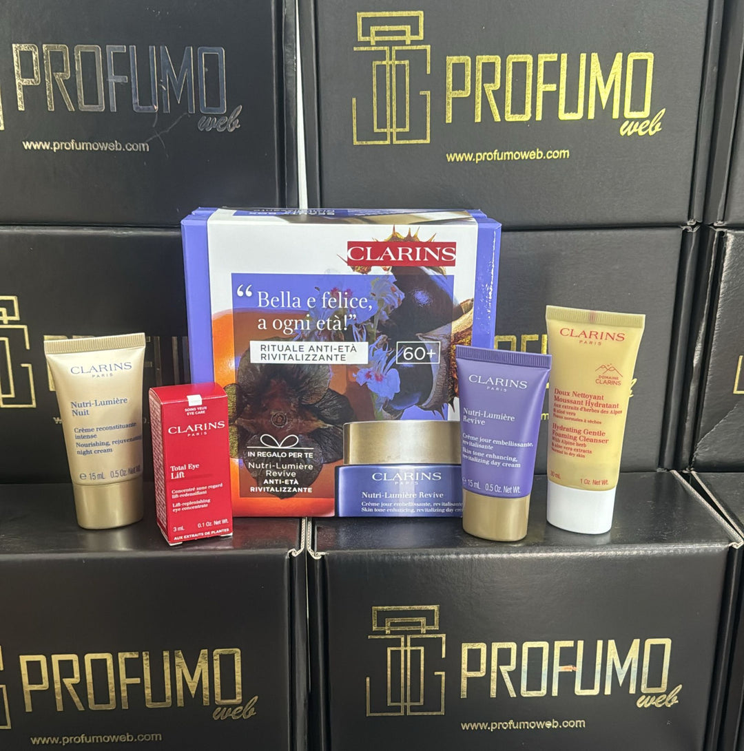 SET CLARINS NUTRI LUMIERE ANTI ETA RIVITALIZZANTE 60+ TESTER