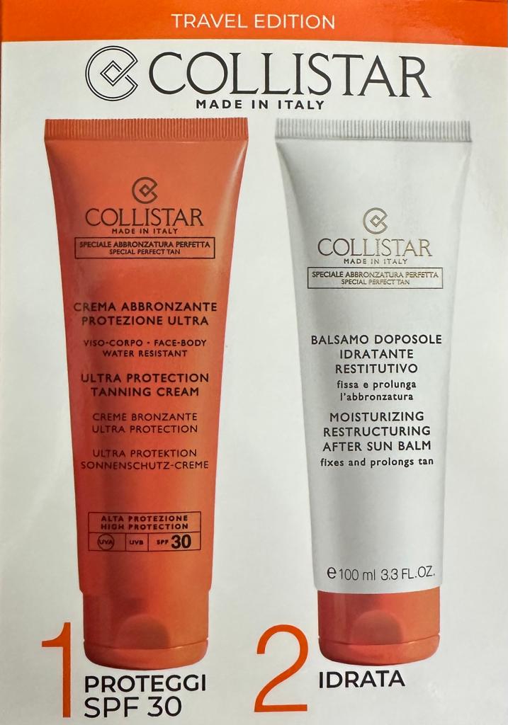 COLLISTAR COFANETTO CREMA ABBROZZANTE PROTEZIONE ULTRA SPF30 100ML+BALSAMO DOPOSOLE IDRATANTE 100ML scontato profumoweb
