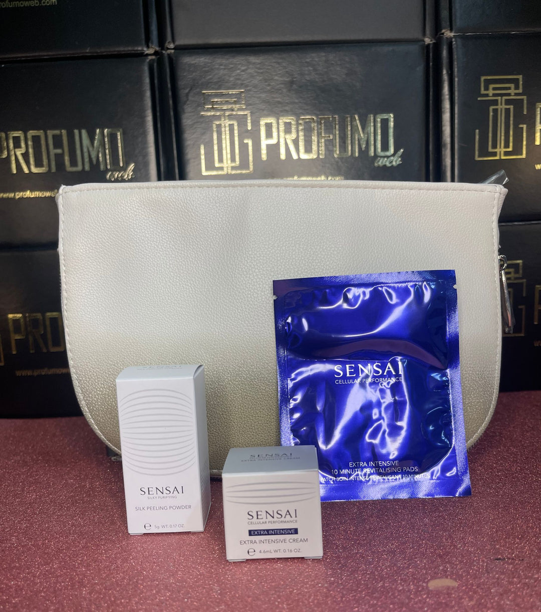 CONFEZIONE SENSAI BORSETTA PIU' MINI TAGLIE CREME SENSAI - Profumo Web