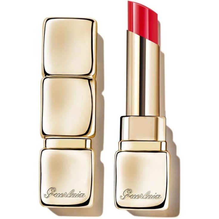 Rossetto Guerlain Kiss Kiss Shine Bloom Tester con tappo di plastica