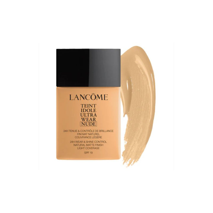 Lancôme Teint Idole Ultra Wear Nude Fondotinta Finish Mat Naturale Tenuta 24H SPF19 - Profumo Web
