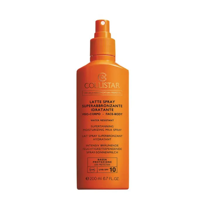 COLLISTAR Latte Spray Superabbronzante Idratante corpo Spf 10 200ML - Profumo Web