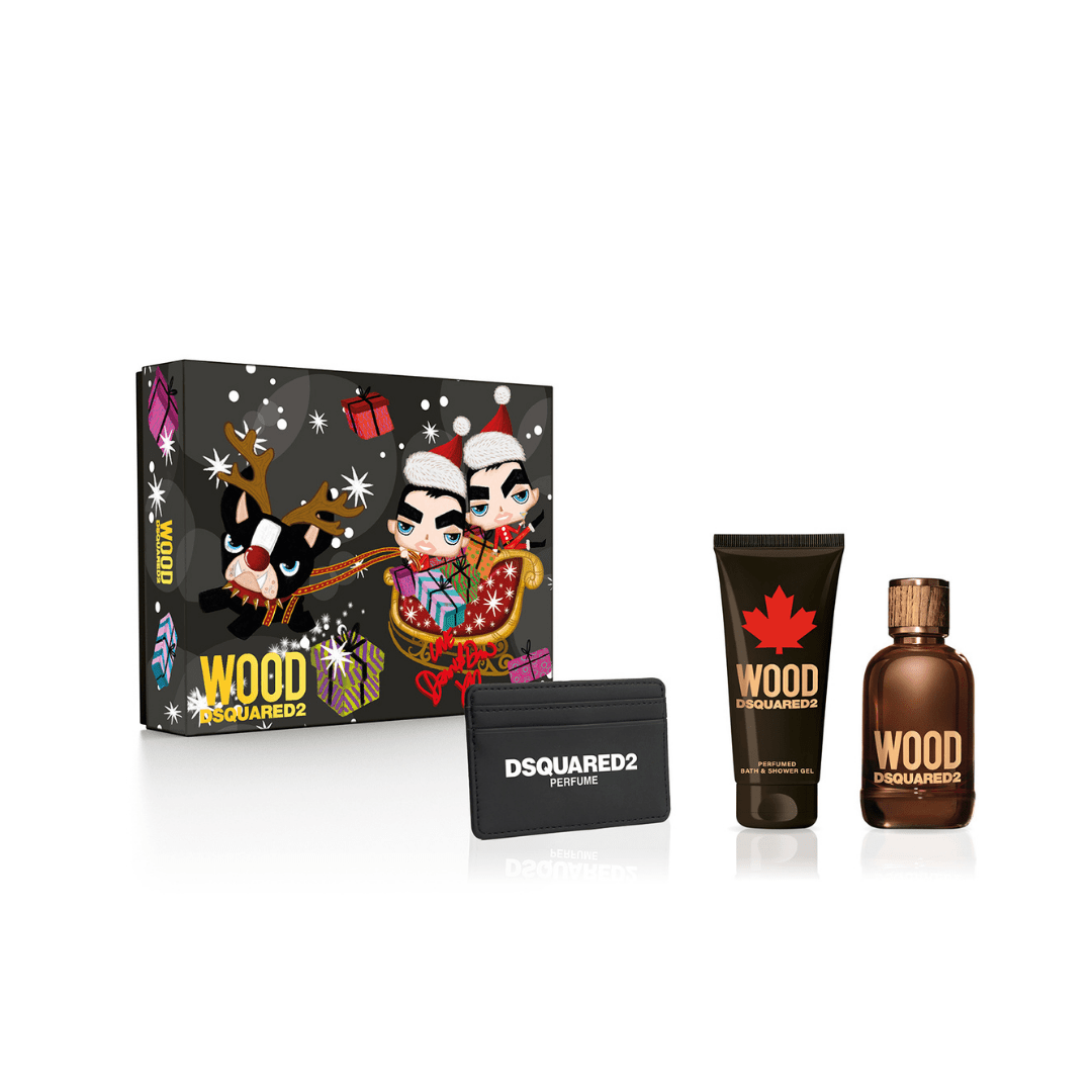 Confezione Regalo Uomo (Nera) Wood Dsquared2 - Profumo Web