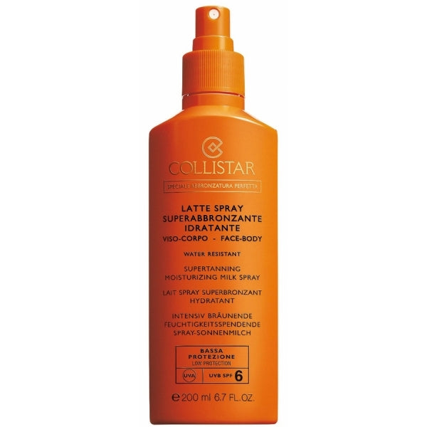 COLLISTAR LATTE SPRAY SUPERABBRONZANTE IDRATANTE SPF 6 200 ML - Profumo Web